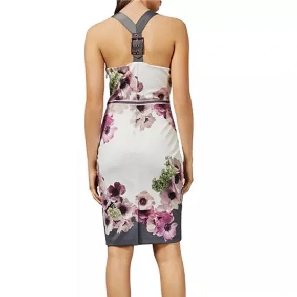 NWT Ted Baker Nanina Neapolitan Print Floral Sheath Dress size 4 - Picture 3 of 17